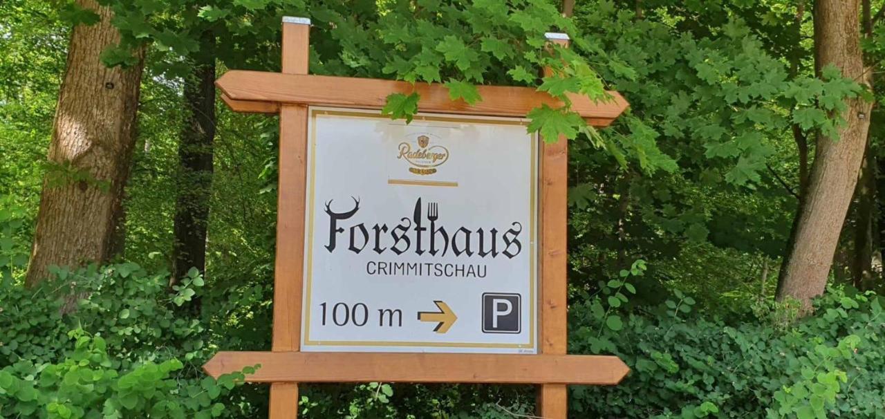 Forsthaus Lägenhet Crimmitschau Exteriör bild